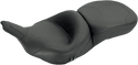 Mustang 76653 1-Piece Heated Touring Seat - Plain - sxspowersports