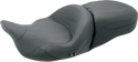 Mustang 76653 1-Piece Heated Touring Seat - Plain - sxspowersports