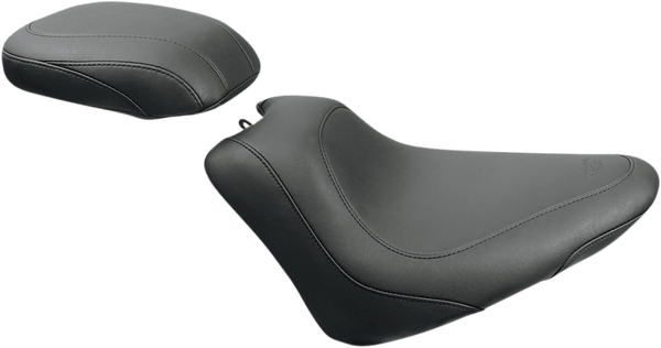 Mustang 76705 Wide Tripper Passenger Seat - Diamond Stitch - Black - sxspowersports