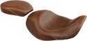 Mustang 76708 Wide Tripper Forward Solo Seat - Smooth - Brown - sxspowersports