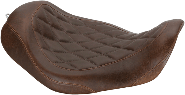 Mustang 76760 Wide Tripper Solo Seat - Smooth - Black - sxspowersports