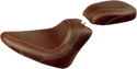 Mustang 76764 Wide Tripper Solo Seat - Smooth - Brown - sxspowersports