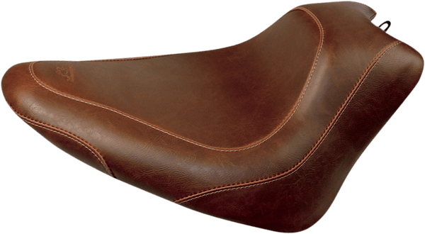 Mustang 76764 Wide Tripper Solo Seat - Smooth - Brown - sxspowersports