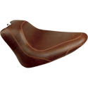 Mustang 76764 Wide Tripper Solo Seat - Smooth - Brown - sxspowersports