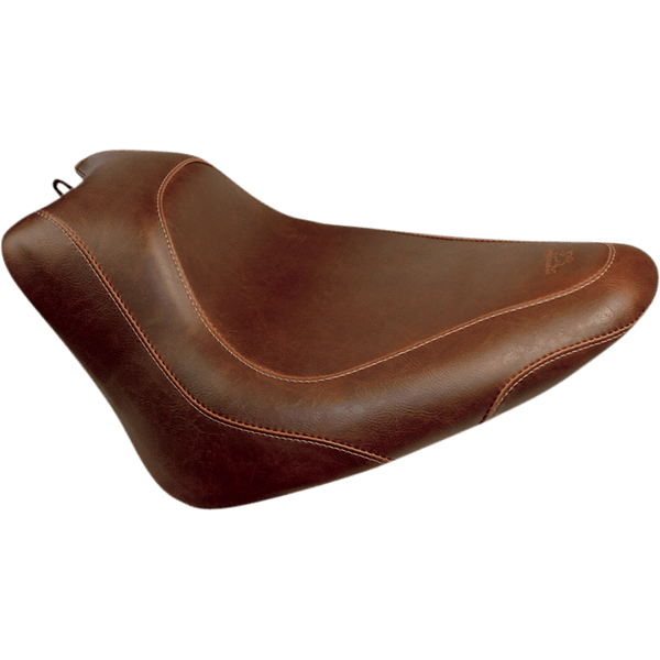 Mustang 76764 Wide Tripper Solo Seat - Smooth - Brown - sxspowersports