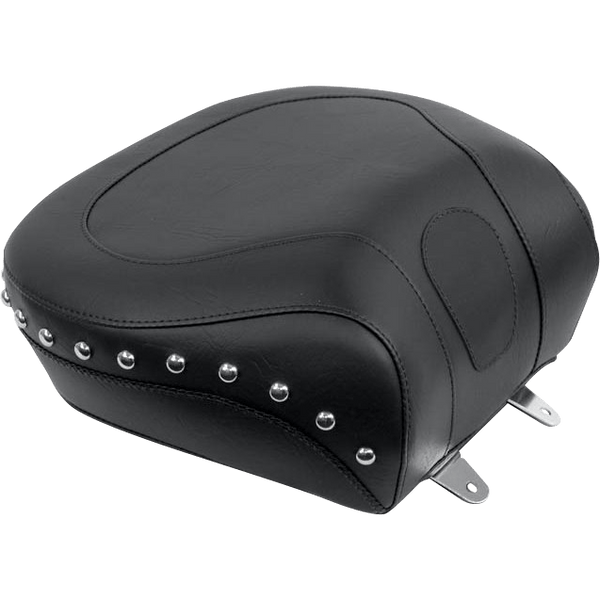 Mustang 79130 Wide Touring Studded Recessed Rear Seat - sxspowersports