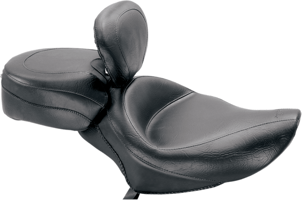 Mustang 79379 Wide Touring Vintage Recessed Rear Seat - sxspowersports