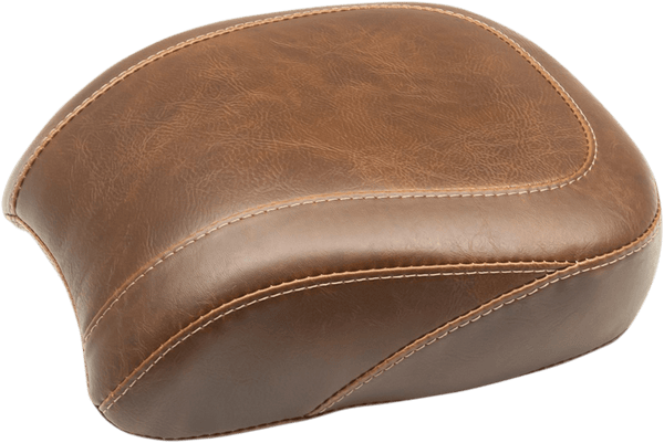 Mustang 83039 Wide Tripper Solo Seat - Vintage - Brown - sxspowersports