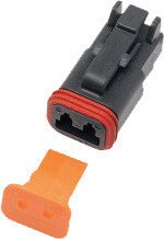 NAMZ CUSTOM CYCLE PRODUCTS DP-2B Deutsch DT Plug and Wedgelock - sxspowersports