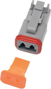 NAMZ CUSTOM CYCLE PRODUCTS DP-2G Deutsch DT Plug and Wedgelock - sxspowersports