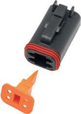 NAMZ CUSTOM CYCLE PRODUCTS DP-4B Deutsch DT Plug and Wedgelock - sxspowersports