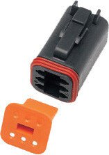 NAMZ CUSTOM CYCLE PRODUCTS DP-6B Deutsch DT Plug and Wedgelock - sxspowersports