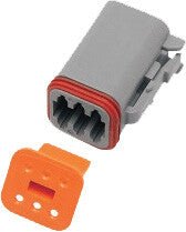 NAMZ CUSTOM CYCLE PRODUCTS DP-6G Deutsch DT Plug and Wedgelock - sxspowersports