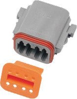 NAMZ CUSTOM CYCLE PRODUCTS DP-8G Deutsch DT Plug and Wedgelock - sxspowersports