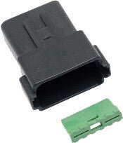 NAMZ CUSTOM CYCLE PRODUCTS DR-12B Deutsch DT Receptacle and Wedgelock - sxspowersports