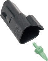 NAMZ CUSTOM CYCLE PRODUCTS DR-3B Deutsch DT Receptacle and Wedgelock - sxspowersports