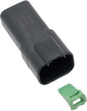 NAMZ CUSTOM CYCLE PRODUCTS DR-4B Deutsch DT Receptacle and Wedgelock - sxspowersports