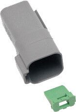 NAMZ CUSTOM CYCLE PRODUCTS DR-6G Deutsch DT Receptacle and Wedgelock - sxspowersports
