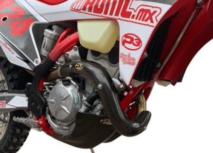 P3 204003 Carbon Fiber Header Heat Shield - sxspowersports