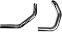 Paughco 419SBSB Front/Rear Heat Shield Set for 1 3/4in. Side-By-Side Upsweep Fishtail Exhaust System - Black - sxspowersports