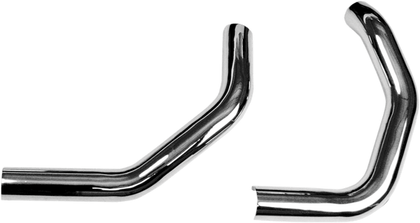 Paughco 419SBSB Front/Rear Heat Shield Set for 1 3/4in. Side-By-Side Upsweep Fishtail Exhaust System - Black - sxspowersports