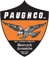 Paughco 430ER Rear Heatshield for 1 3/4in. and 2in. Slash-Cut Drag Pipes - Chrome - sxspowersports