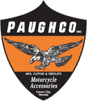 Paughco 430ER Rear Heatshield for 1 3/4in. and 2in. Slash-Cut Drag Pipes - Chrome - sxspowersports