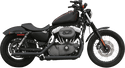Paughco 7194STP Step-Welded Staggered Dual Exhaust System - Black - sxspowersports