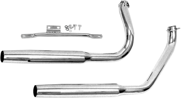 Paughco 733M 1 3/4in. Slash-Cut Exhaust System - 38in. - sxspowersports
