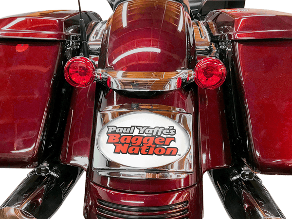 Paul Yaffe Originals USFP3-S-C Stealth License Plate System - Chrome - sxspowersports