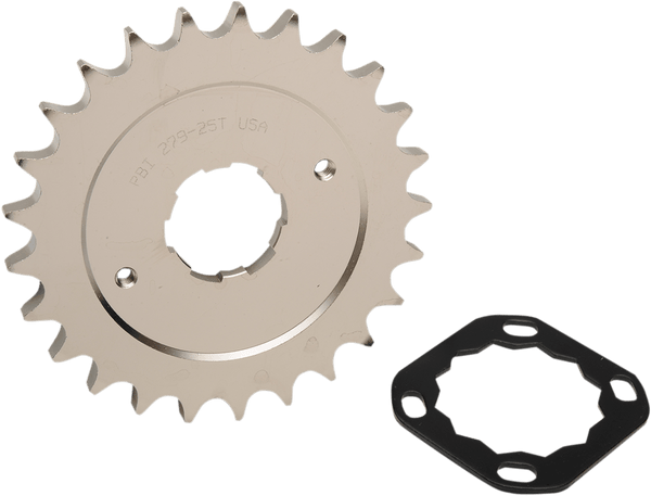 PBI 279-25 Steel Transmission Mainshaft Sprocket - 25T - sxspowersports