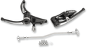 Performance Machine 0035-0108-BM Stock Length Contour Forward Controls - Contrast Cut - sxspowersports