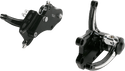 Performance Machine 0035-0109-B Stock Length Contour Forward Controls - Black Anodized - sxspowersports