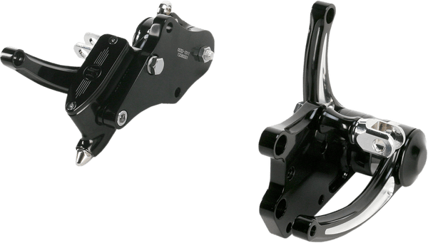 Performance Machine 0035-0109-B Stock Length Contour Forward Controls - Black Anodized - sxspowersports