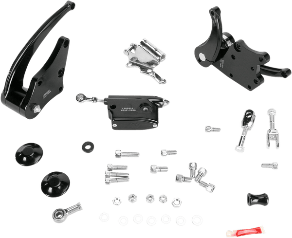 Performance Machine 0035-0109-B Stock Length Contour Forward Controls - Black Anodized - sxspowersports