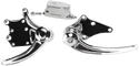Performance Machine 0035-0109-CH Stock Length Contour Forward Controls - Chrome - sxspowersports