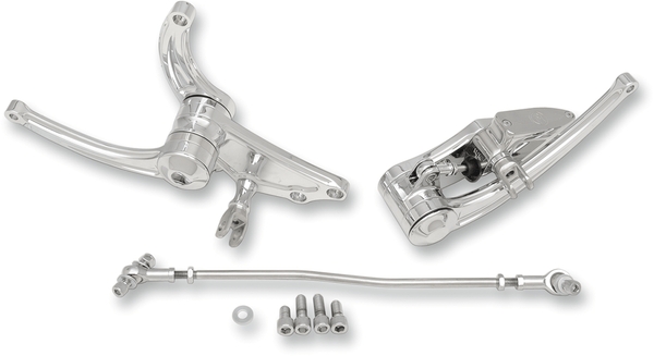 Performance Machine 0035-0110-CH +2in. Contour Forward Controls - Chrome - sxspowersports