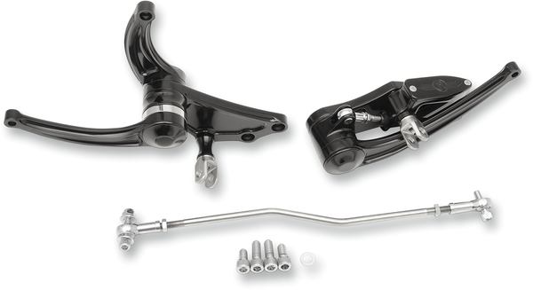 Performance Machine 0035-0110-CH +2in. Contour Forward Controls - Chrome - sxspowersports