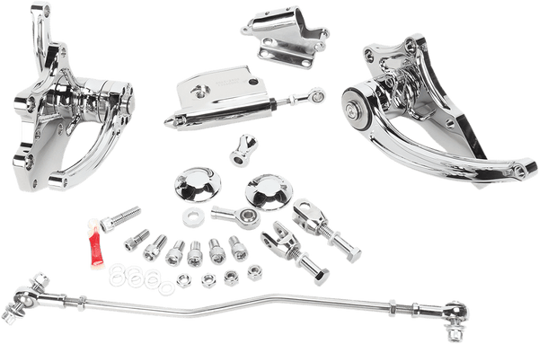 Performance Machine 0035-0111-CH +2in. Contour Forward Controls - Chrome - sxspowersports