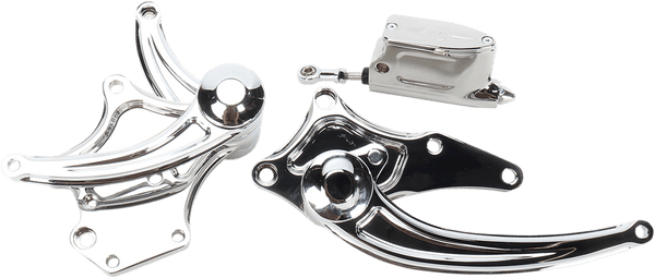 Performance Machine 0035-0111-CH +2in. Contour Forward Controls - Chrome - sxspowersports