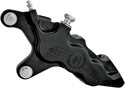 Performance Machine 0051-2913-SMB Six-Piston Differential-Bore Front/Left Brake Caliper Kit - Black Ops - sxspowersports