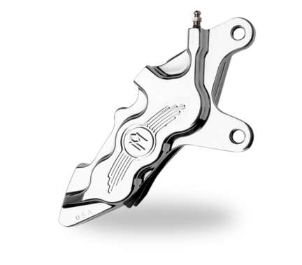Performance Machine 0051-2916-CH Six-Piston Differential-Bore Front/Right Brake Caliper Kit - Chrome - sxspowersports