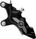 Performance Machine 0051-2917-SMB Six-Piston Differential-Bore Front/Left Brake Caliper Kit - Black Ops - sxspowersports