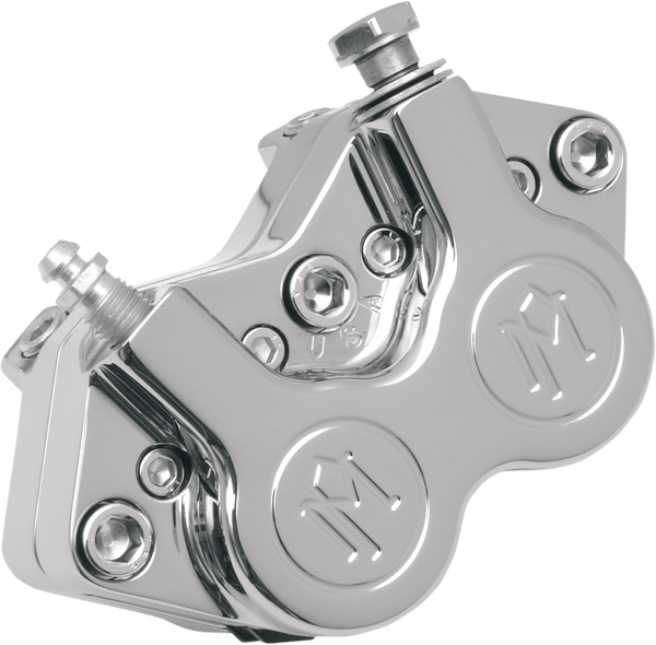 Performance Machine 0052-2200-P Replacement 4 Piston Caliper for Classic Caliper Kits - 125 x 4S - Polished - sxspowersports
