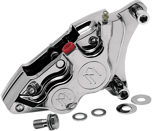 Performance Machine 0053-2915P Four-Piston Differential-Bore Brake Caliper Kit - Polished - sxspowersports