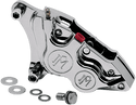 Performance Machine 0053-2916CH Four-Piston Differential-Bore Brake Caliper Kit - Chrome - sxspowersports