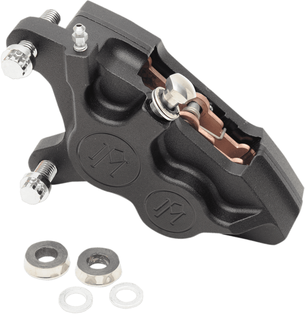 Performance Machine 0053-2919-SMB Four-Piston Differential-Bore Brake Caliper Kit - Black Ops - sxspowersports