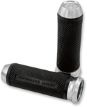 Performance Machine 00635-2028CH Elite Grips - Chrome - sxspowersports