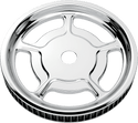 Performance Machine 0093-7268UNVLCH Universal Rear Cush-Drive Aluminum Pulley - Chrome - 1in - sxspowersports