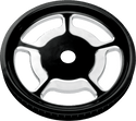 Performance Machine 0093-7268UNVLCH Universal Rear Cush-Drive Aluminum Pulley - Chrome - 1in - sxspowersports